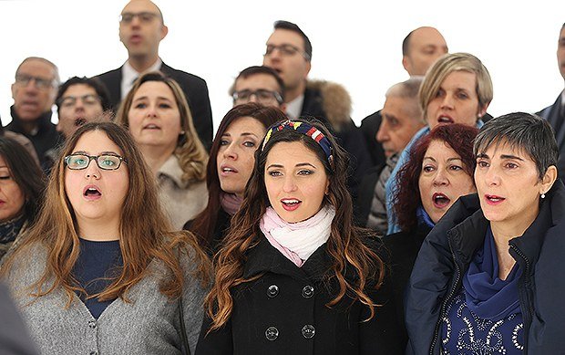 Choir at Rome, Italy Temple Dedication